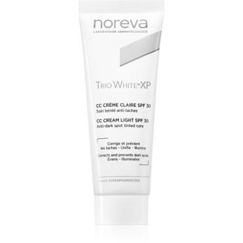 Noreva Trio White XP CC Cream Light SPF 30 Crema CC pentru un ten uniform SPF 30 40 ml