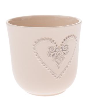 Capac pentru oală ceramică Hart bej, 10 x 10 cm