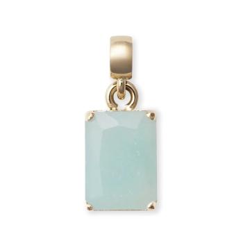 Daniel Wellington Pandantiv fermecător placat cu aur, împodobit cu amazonit Charms DW00401473