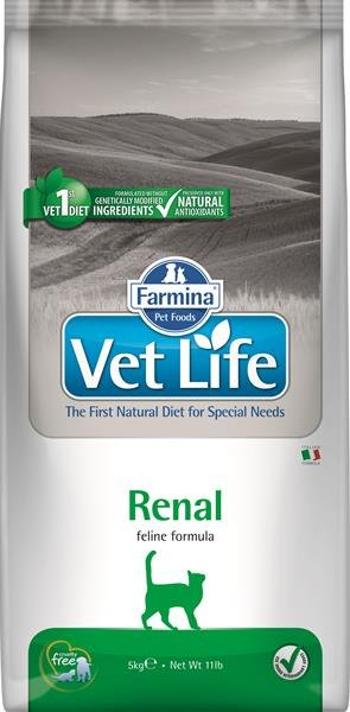 Farmina Vet Life cat renal granule pre mačky 5kg