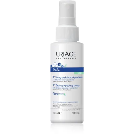 Uriage Bébé 1st Cu-Zn+ Drying Repairing Spray spray impotriva iritatiilor 100 ml