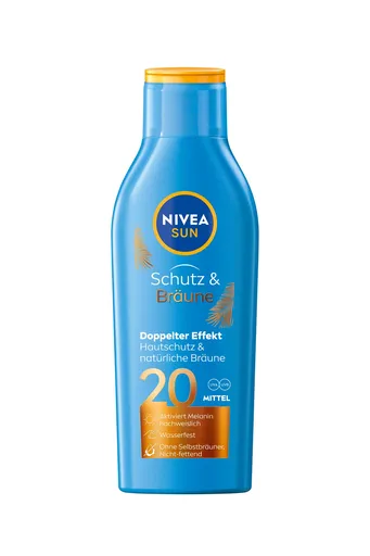Nivea Soare intens lotiune SPF 20 Sun (Protect & Bronze Sun Lotiune) 200 ml