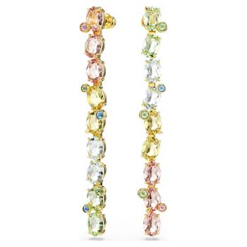 Swarovski Cercei lungi asimetrici cu cristale transparente Gema BAH53
