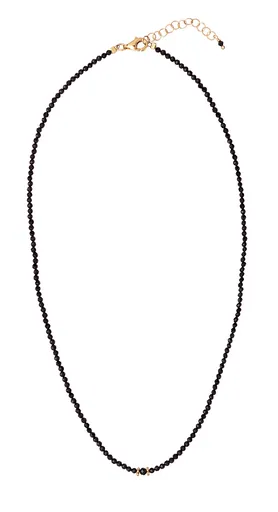 Alisia Colier cu mărgele din spinel negru AL1628-Oro-Spinello