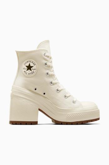 Tenisky Converse Chuck 70 De Luxe Heel dámske, biela farba, A05348C