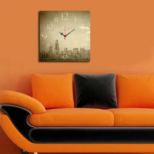 Ceas de perete, Msk-28, Dimensiune: 40 x 40 cm, Multicolor