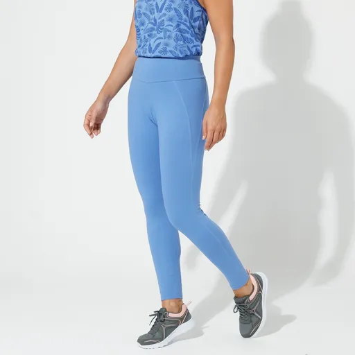 Jambiere sport cu talie înaltă de culoare solidă