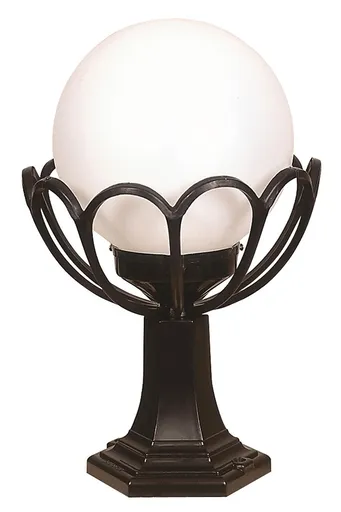 Lampa de exterior, Opviq, 685AVN1134, Alb/Negru