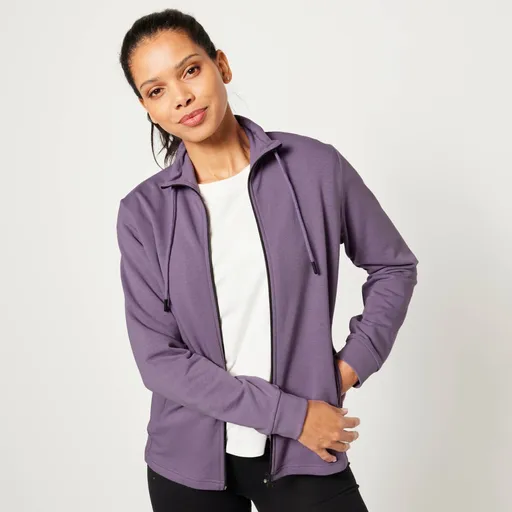 Hanorac Molton cu fermoar și guler înalt