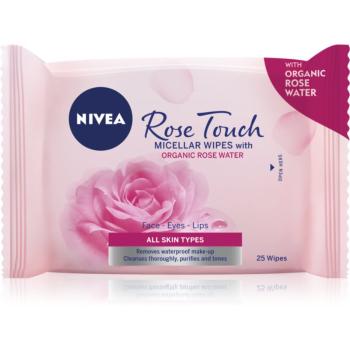 NIVEA MicellAir Rose Touch șervețele micelare pentru curățarea tenului 25 buc
