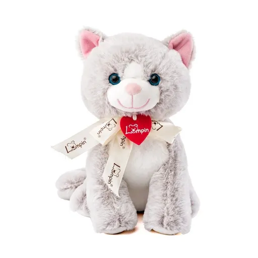 Lumpin Pisica Jacqueline gri deschis, 25 cm