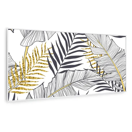 Klarstein Wonderwall Air Art Smart, încălzitor cu infraroșu, frunză, 120 x 60 cm, 700 W