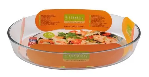 Vas din sticlă, pentru copt, 2l