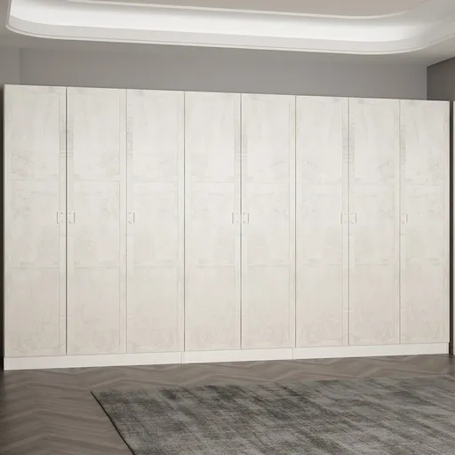 Cuier de perete, Hanah Home, Noah, 360x210x35 cm, Alb