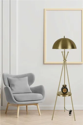 Lampadar, Opviq, 534LUN4435, Auriu