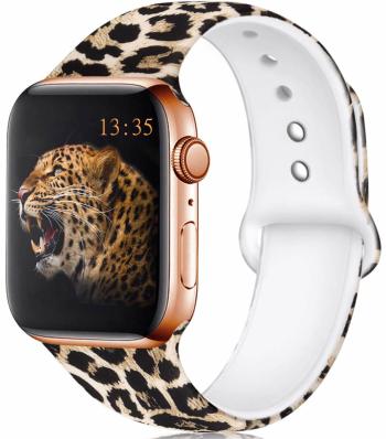 4wrist Curea de silicon pentru Apple Watch - Leopard 38/40/41 mm