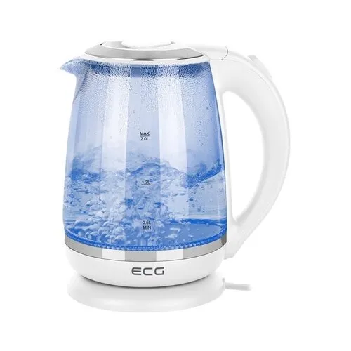 Fierbător electric ECG RK 2020 2 l, alb, alb