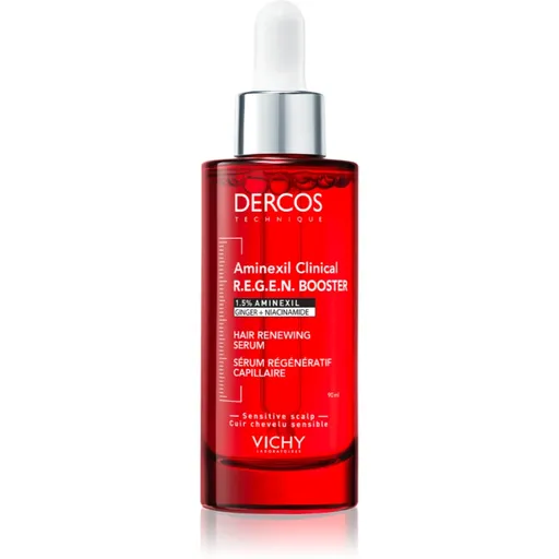 Vichy Dercos Aminexil Clinical R.E.G.E.N. Booster ser de păr fortifiant și regenerator impotriva caderii parului 90 ml