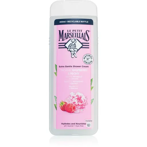 Le Petit Marseillais Raspberry BIO & Peony gel cremos pentru dus 400 ml