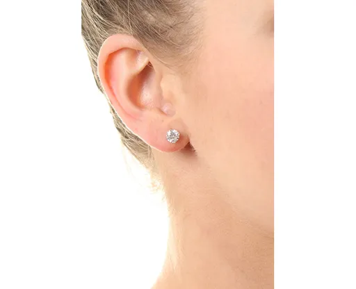 MOISS Cercei fermecători cu zirconii E000143 0,6 cm