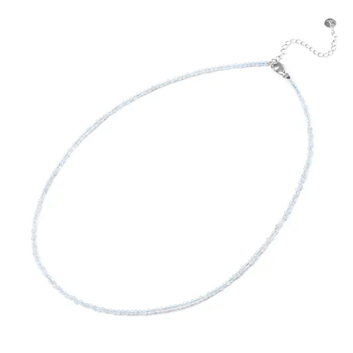 Agato Colier mineral cu mărgele din calcedonie POL-N17/47L