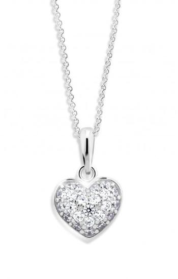 Cutie Jewellery Pandantiv de aur în formă de inimă cu zircon Z6307-2409-40-10-X-2