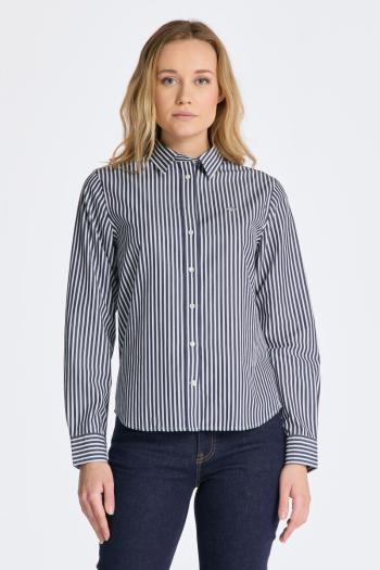 ING GANT REG POPLIN STRIPED SHIRT CLASSIC BLUE