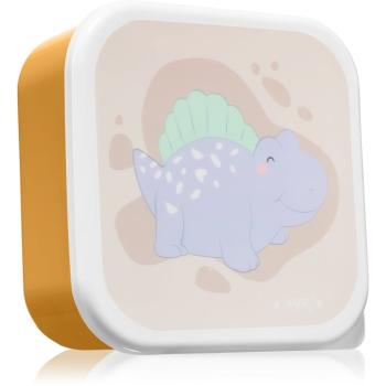 Saro Baby Snack Boxes caserolă de mâncare Mustard 3 buc