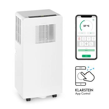 Klarstein Iceblock Ecosmart 7, aer condiționat portabil, 3 în 1, 7000 BTU, control prin aplicație, alb