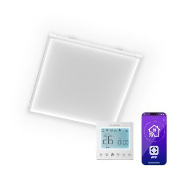 Klarstein Wondersky infravörös panel | 360 W | 4 - 8 m² | Minimalista kialakítás | 60 cm x 60 cm