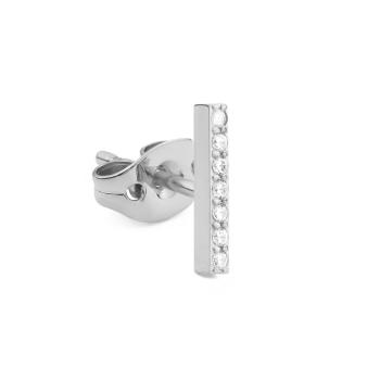 Daniel Wellington Cercel single din oțel Stick cu cristale DW00400880