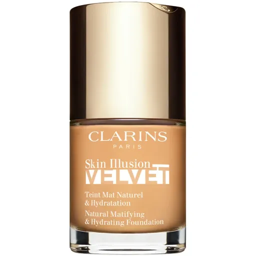 Clarins Skin Illusion Velvet machiaj lichid cu un finisaj mat cu efect de nutritiv culoare 112.5W 30 ml