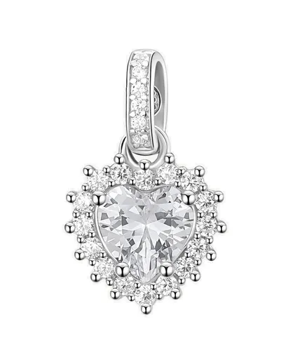 Brosway Pandantiv strălucitor din argint Inimă Fancy Infinite White FIW120