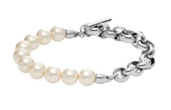 Fossil Brățară elegantă cu perle artificiale Heritage JOF01144040
