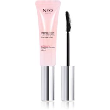 NEO MAKE UP Intense Serum Tan Mascara mascara rezistent efect regenerator culoare Black 9 ml