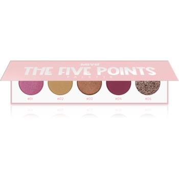 Miyo Eyeshadow The five points paletă cu farduri de ochi culoare 27 Purple heart 1 buc