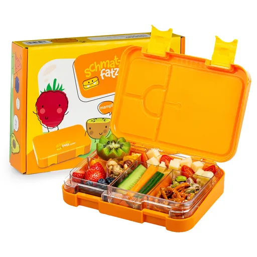 Klarstein Schmatzfatz junior, cutie pentru gustări, 6 compartimente, 21,3 × 15 × 4,5 cm