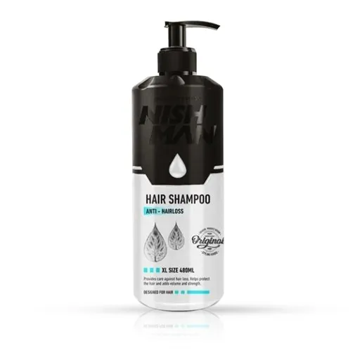 Sampon - NISH MAN - Anti Cadere - pentru par -  480 ml