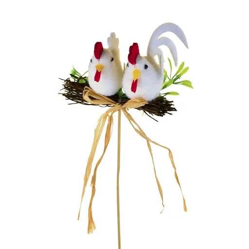 Decorație de Paște Cocos și Găină, 30 cm