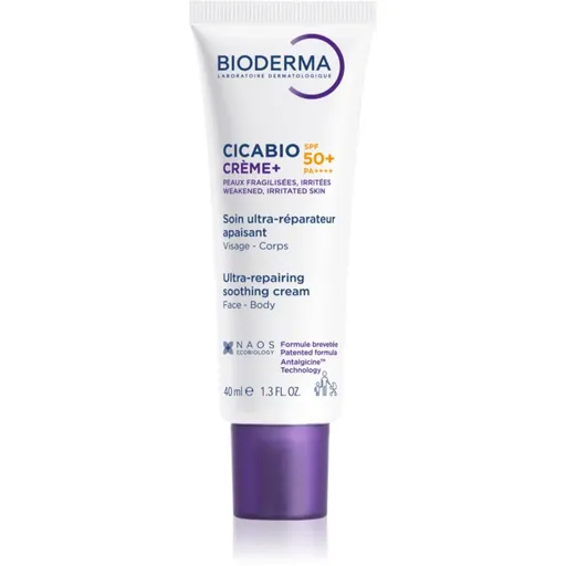 Bioderma Cicabio Créme+ SPF 50+ crema de fata SPF 50+ 40 ml