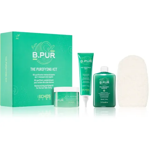 Echosline The Purifying Kit set cadou pentru par uscat si vopsit 3 buc