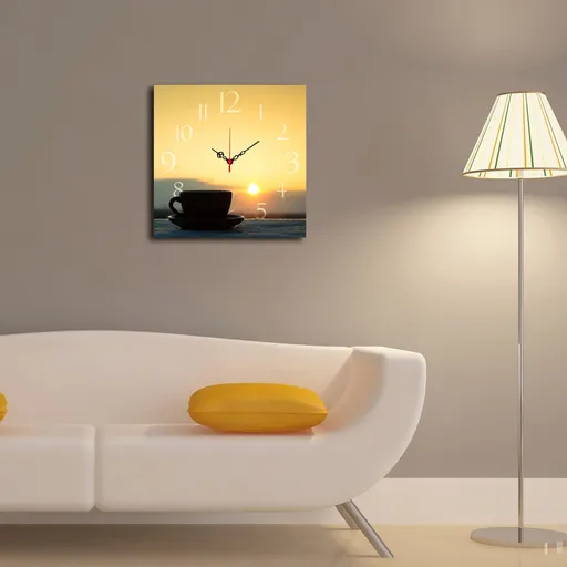 Ceas de perete, Msk-17, Dimensiune: 40 x 40 cm, Multicolor