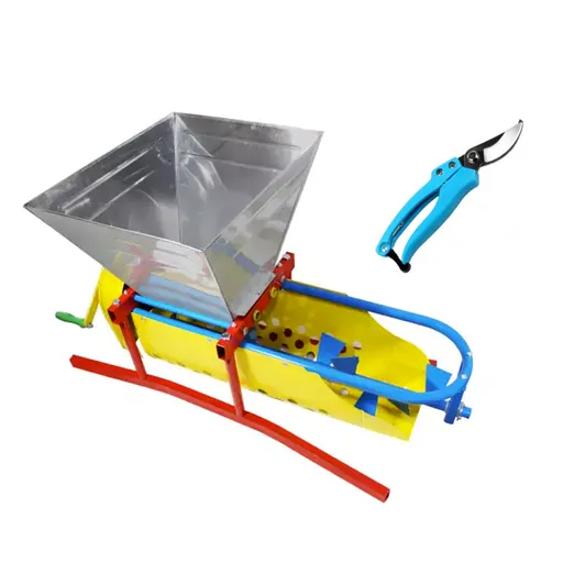 Pachet Desciorchinator si zdrobitor struguri manual (2 in 1) + Foarfeca vita de vie