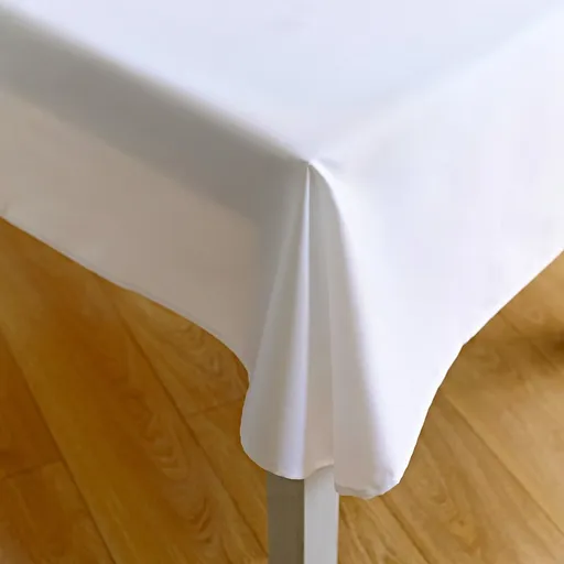 Fata de masa Bedora White, 120x150 cm, 50% bumbac, 50% poliester, TC144