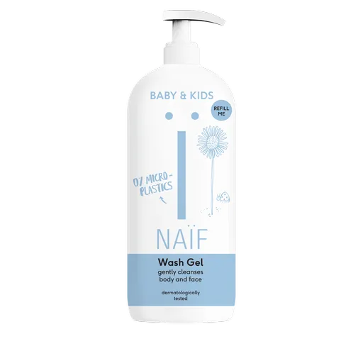 NAÏF Gel de curățare pentru copii și bebeluși Baby & Kids (Cleansing Wash Gel) 500 ml