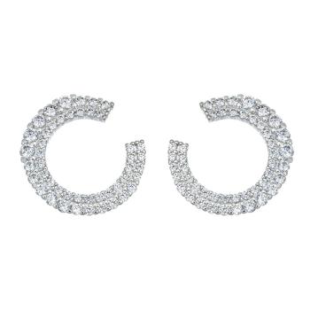 CRYSTalp Cercei eleganți cu cristale transparente Typo 42319.R