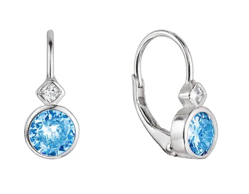 Evolution Group - Pavona Cercei pentru fete eleganți cu zirconi 11479.3 aqua