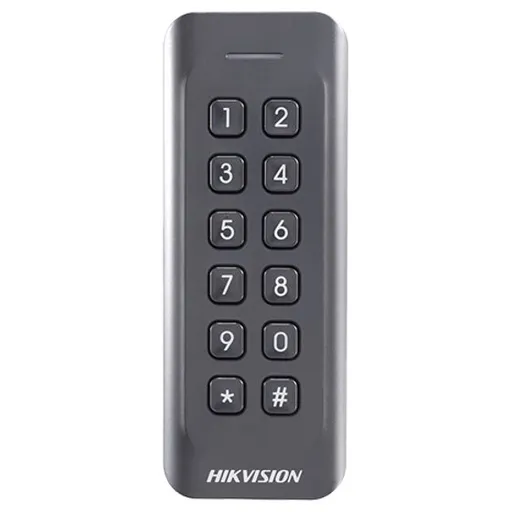 Cititor de proximitate Hikvision DS-K1802MK cu tastatura integrata si cartele Mifare 13.56MHz