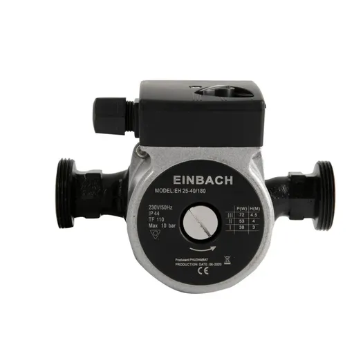 Pompa de recirculare pentru centrala IBO Einbach EH 25-40/180, 48l/min, Putere 72W