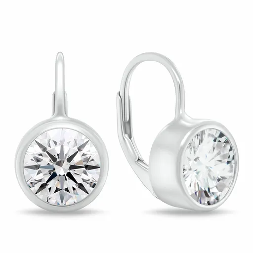 Brilio Silver Cercei eleganți cu zirconiu cubic EA1201W